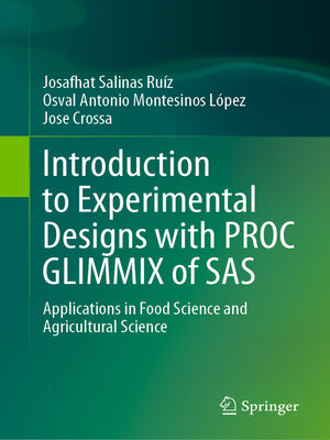 cover image of Introduction to Experimental Designs with PROC GLIMMIX of SAS